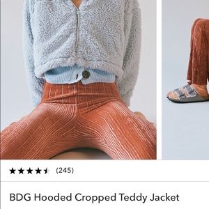 Urban outfitters cozy zip up hoodie